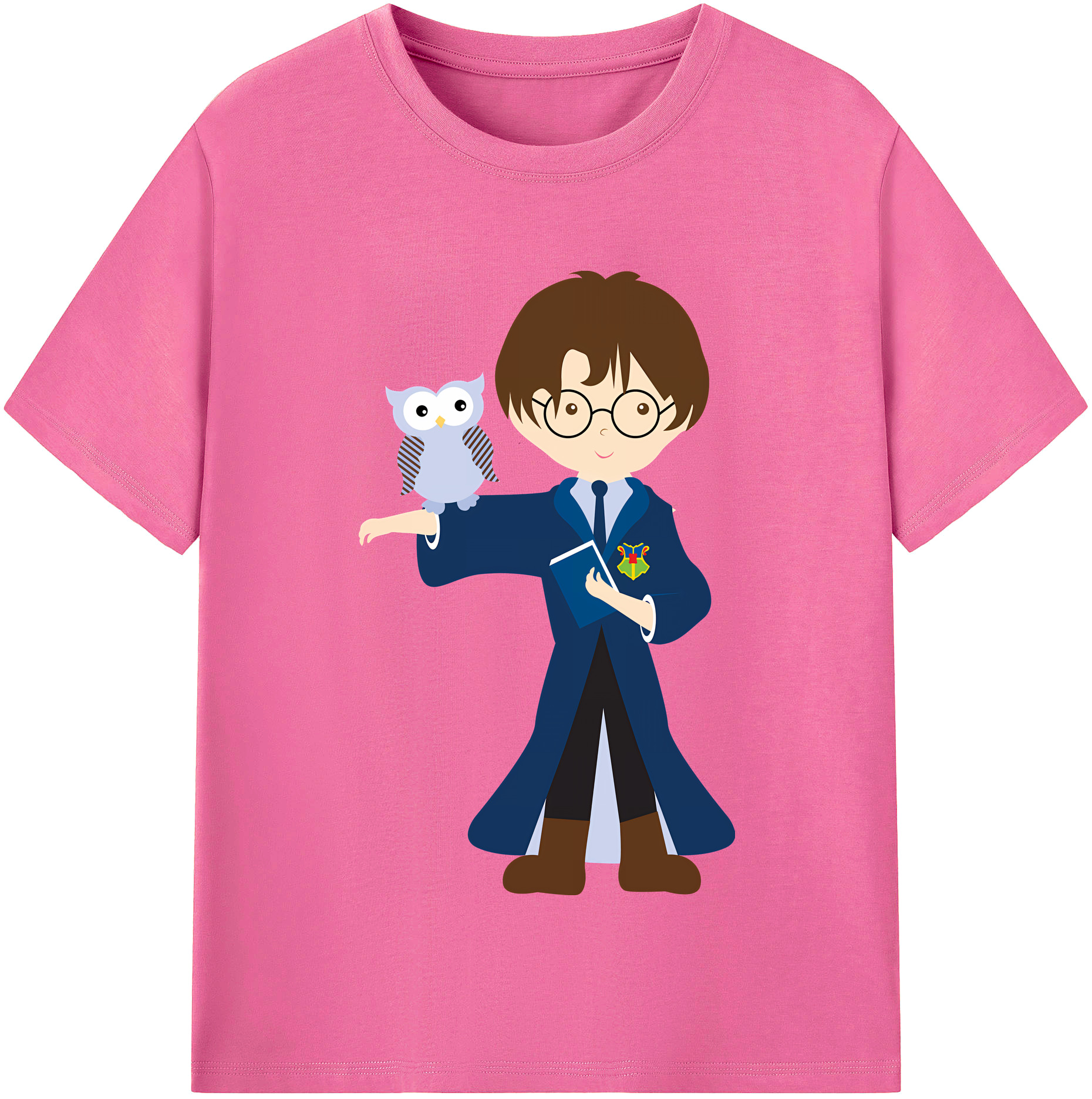 （画像用） Harry Potter ハリー・ポッターシリーズ レディースカジュアルプリントTシャツ（綿100％）